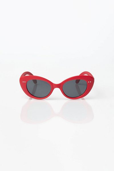 Banamio Tiara Baby Kids Uv400 Protection Sunglasses with Storage Case 1-4 Years (Red)