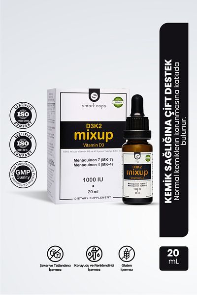 Smartcaps D3K2 Mixup 20 ml Drops