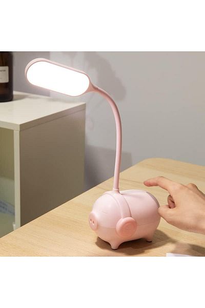 Deli Led Desk Lamp 3 Color Eye-caring Dimmable Table Lamps For Reading Study Working White178
