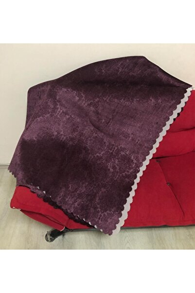 turkanlarhome Süngerli Koltuk Örtüsü (KOYU MOR)
