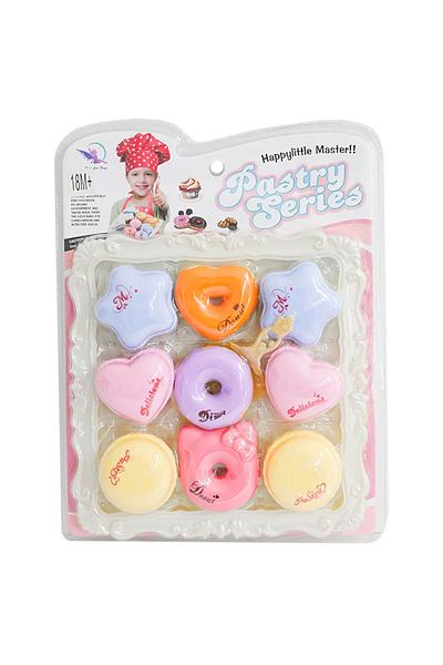 Birlik Oyuncak Cute Cookies Set with Tray Color Chart 18m+