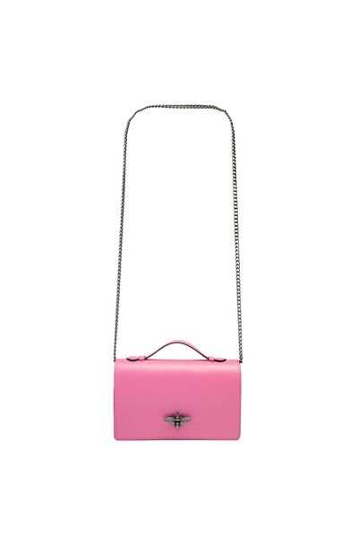 Toro Nero Geantă de damă, piele naturală, fuchsia Lori