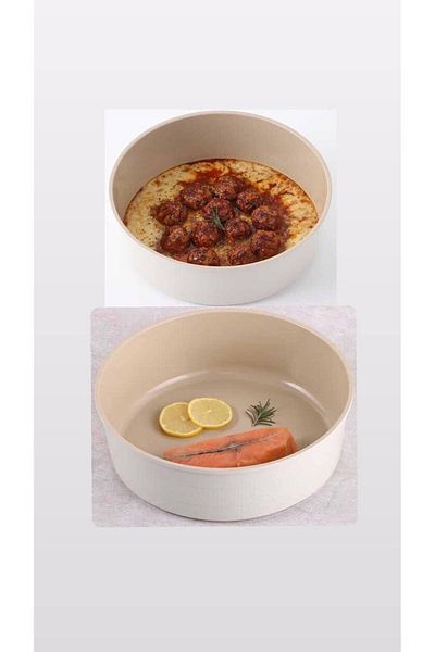 NEOFLAM Fika Aluminum Cast Round Non-Stick Non-Stick 2 Piece Baking Tray Cake Bread Container
