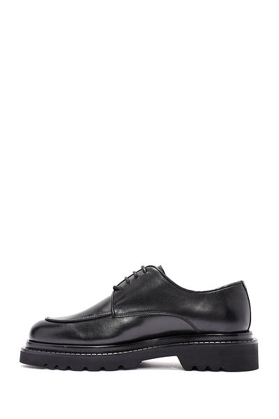 Derimod Men's Black Lace-Up Leather Casual Shoes 24Wfd 602518