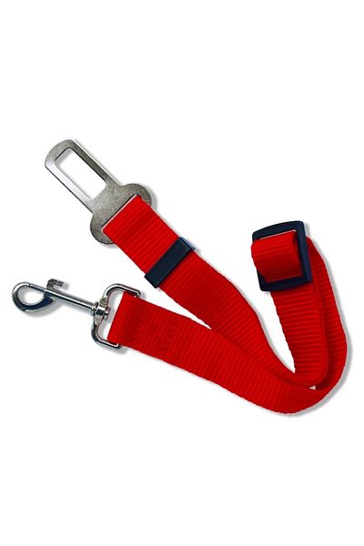 OEM Car Seat Belt Leash, For Dogs And Cats, 80 Cm, Red