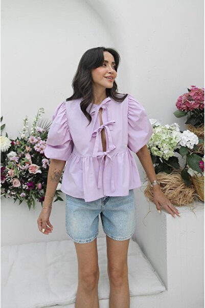 Havoş Μπλούζα με κορδόνια Lila Torres