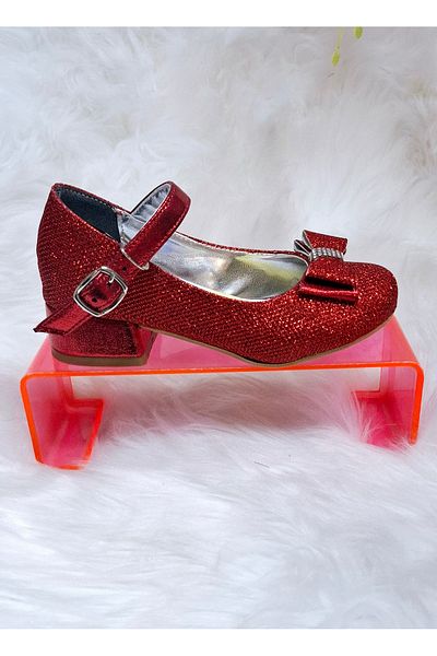 patik ayakkabı Red high heels