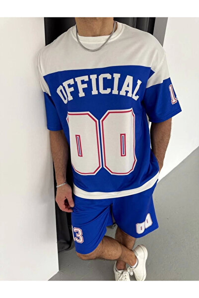 Beta Moda Hub Velmora Premium Shorts Set - Oversized Front & Back Digital Pri...