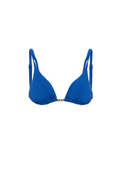 AQUAVİVA Women's Saks Izabella Gold Accessory Triangle Bikini Set