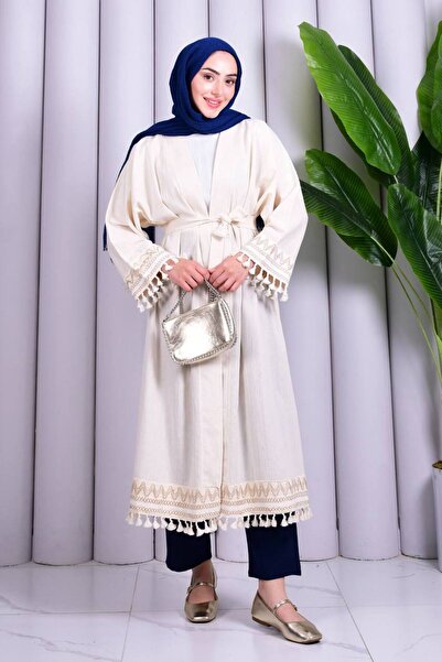 Wual giyim Καλοκαιρινό λινό μπουφάν