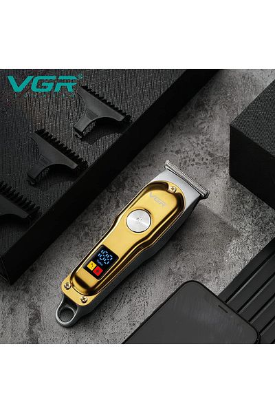 VGR V-290 Digital Display Professional Cordless Hair Clippers Cutter Rechargeable Wireless Hair