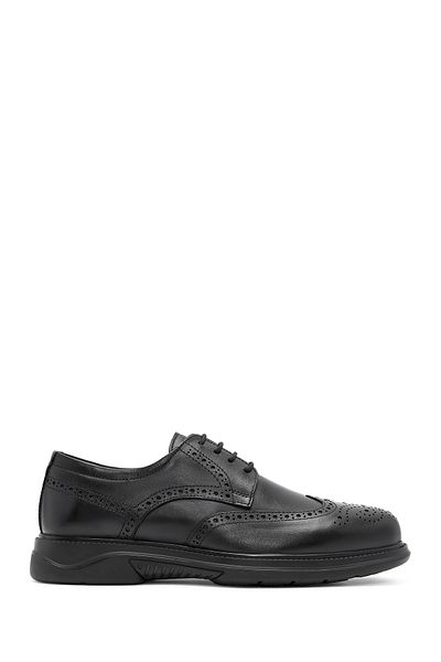 Derimod Men's Black Lace-Up Leather Casual Shoes 24Wfd 677418
