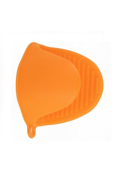Aptel Silicone Kitchen Glove, Heat Resistant, Orange