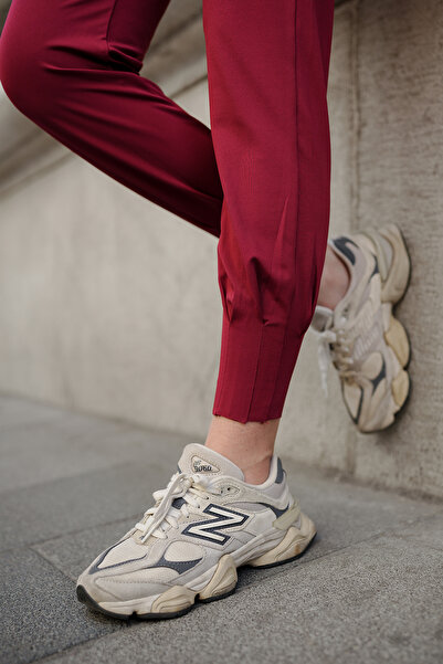 DeChival SCUBA DALGIÇ JOGGER EŞOFMAN ALTI YÜKSEK BEL GENİŞ KEMER PAÇA PİLE DETAYLI