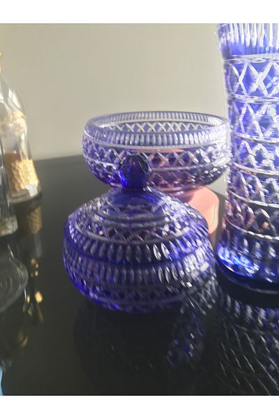 DECOSTYLE Colorful Decorated Vase Candy Bowl and Fruit Bowl 4-Piece Set