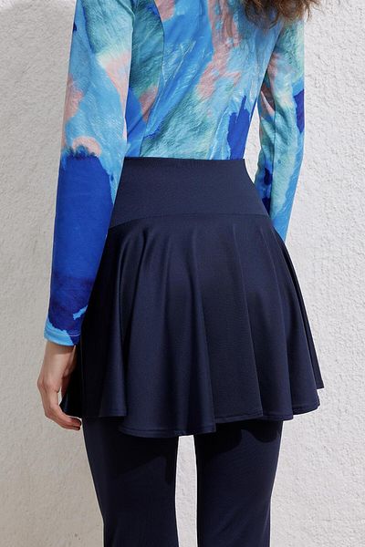 KADRİYE BAŞTÜRK Μαγιό Hijab Φούστα τένις Navy Blue