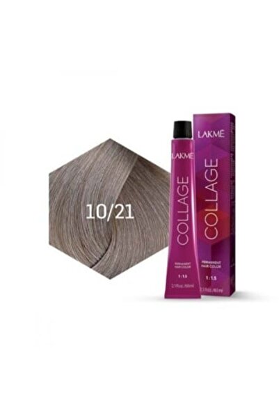 Lakme صبغة شعر كولاج بنفسجي رمادي أشقر بلاتيني 10/21