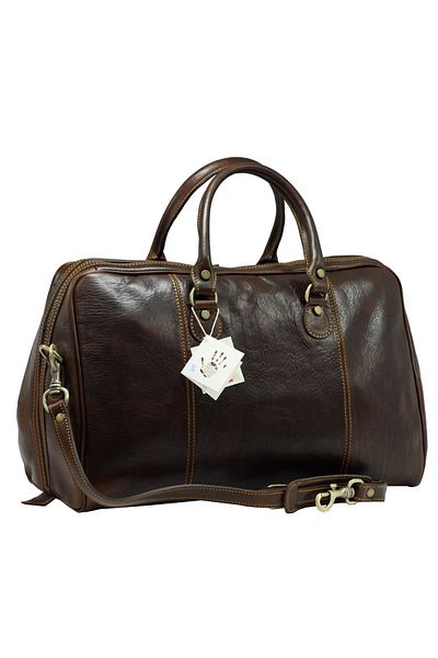 UTIL LAND FASHION Genuine leather travel bag, airplane carry-on luggage, GV108