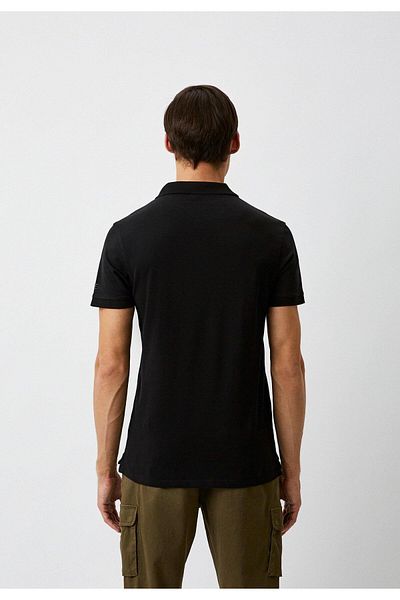 Iceberg Ice3Mpl01 Triangle Polo T-Shirt Black