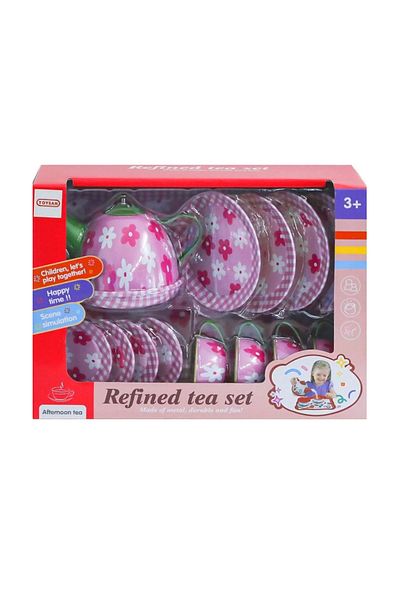 Art Tone Metal Tea Set Boxed 15 Pieces 3+