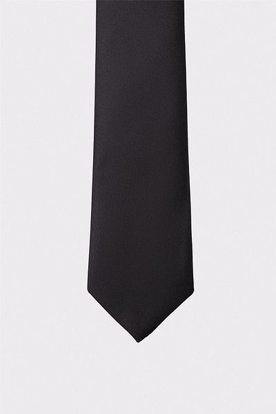 SÜVARİ Black Plain Tie