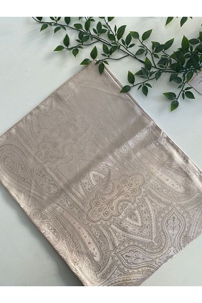 İpekseli Tiled Pattern Double Sided Voile Shawl