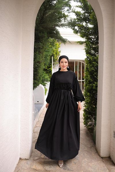 Nissra Ankanoor Robe Gathered Oversize Dress Anka255093