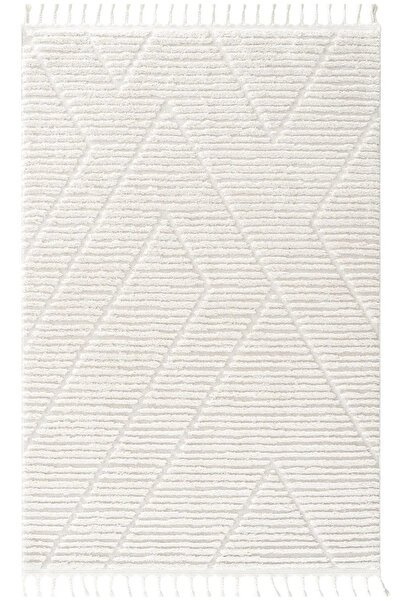 Halımax Eko Halı Terazzo TRZ 08 White Hav Toz Vermez Yumuşak Parlak Tuşeli Ka...