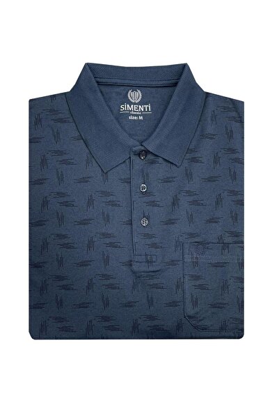 SİMENTİ Simenti Yakalı Klasik Fit Kısa Kol Erkek Tişört 7286