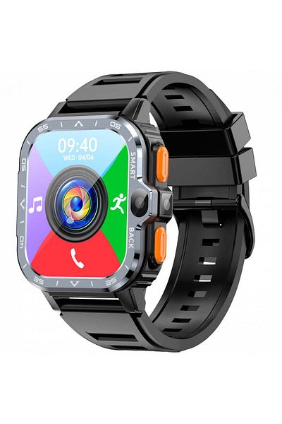 Techone Men's TechONE® AndroTick Smartwatch, Black