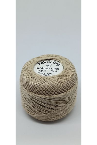 fabricorg Νήματα Etamin-Cross-Stitch Algodon - Μονόκλινο - Νούμερο 3 Χρώμα (10 GR-NO8 IP)