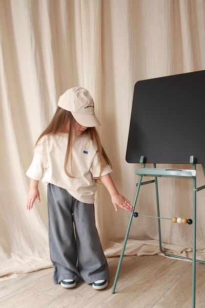 Oh La La Koala For Little Ones Tricou oversize cu broderie de pește