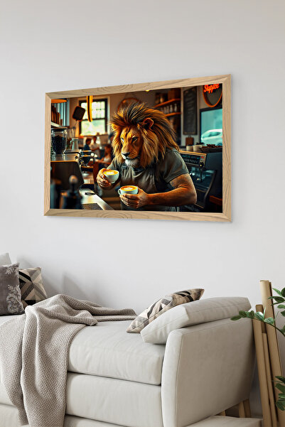 Artavessa لوحة إطار خشبي قطعة واحدة من خشب MDF مقاس 20 × 30 سم - موديل 20