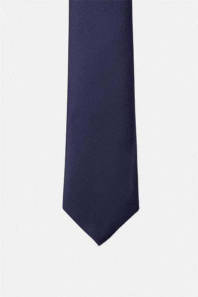 SÜVARİ Navy Blue Plain Tie