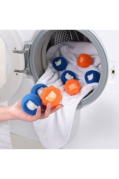 Muchmy 12 Pcs Reusable Laundry Balls Lint Remover Hair Catcher For Washing Machine