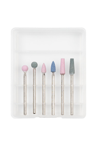 LUXORISE Burghie pentru unghii #10, set de 6 bucăți