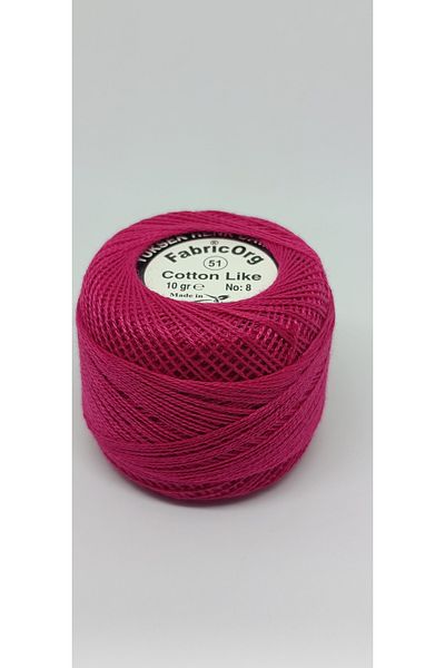 fabricorg Νήματα Etamin-Cross Stitch Algodon - Single Yumak - Νούμερο 51 Χρώμα
