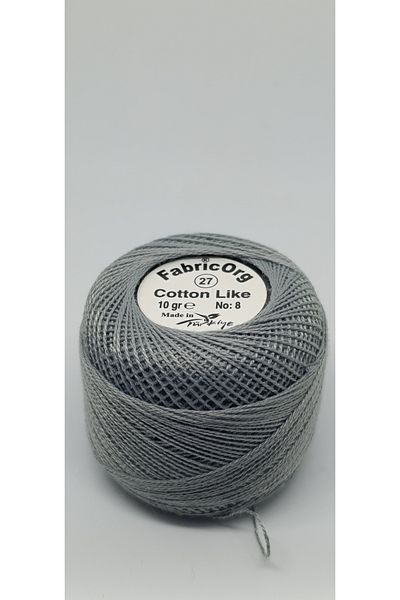 fabricorg Etamin-cross-stitch Single Bulge Thread - Κατάλληλο για βαμβάκι (10 GR-NO8 IP) - Αριθμός 27 Χρώμα