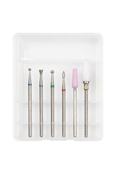 LUXORISE Burghie pentru unghii #06, set de 6 bucăți