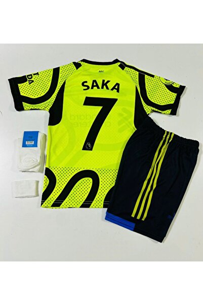 Ronson Arsenal 2023-24 Sezon Bukayo Saka Alternatif Çocuk Forması 4'lü Set