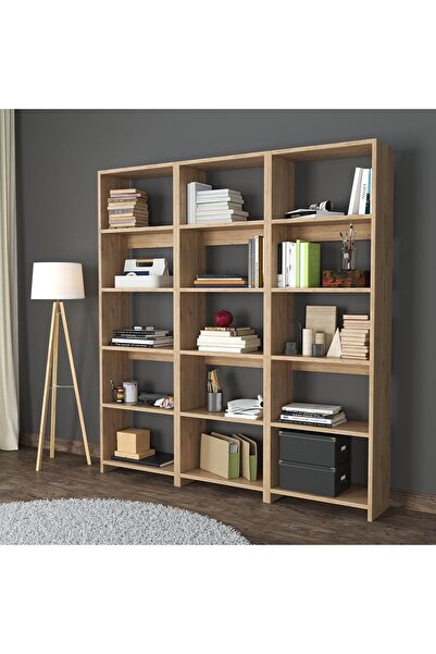Bimossa Robin Üçlü Kitaplık 146 Cm
