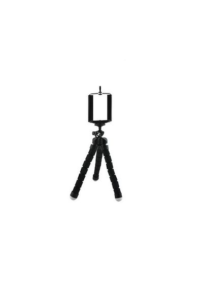 OEM Flexible phone holder, adjustable selfie tripod, black