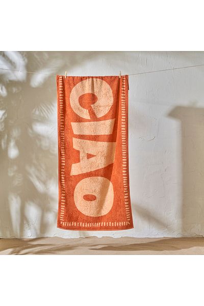 Bella Maison Πλακάκι πετσετών παραλίας Ciao 100% βαμβάκι (90x150 cm)