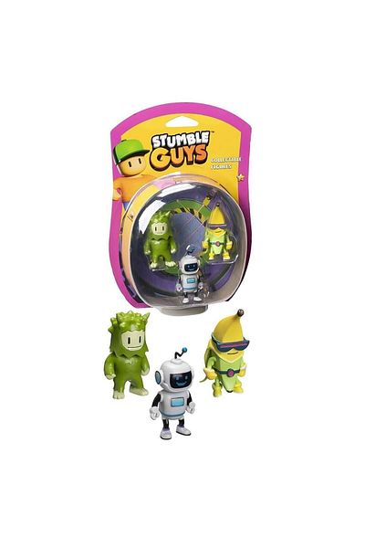 Neco Pmi Sg2220 Stumble Guys Figure Set 3 Pieces -Necotoys