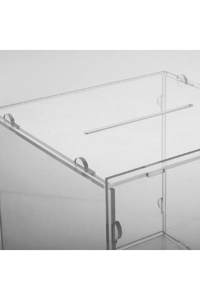Snapper Complaint Box, Wish, Suggestion Tip Box, Piggy Bank Type Box with Lock 30X30X30