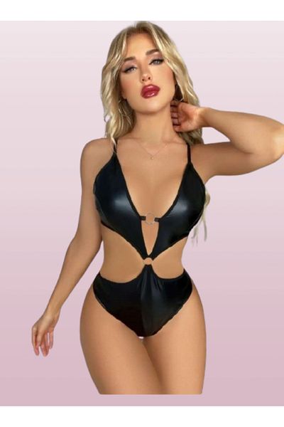 Cooqpoo Μαύρο S/M-L/XL Μέγεθος ίσιο γυναικείο Babydoll με κοιλιά και στήθος