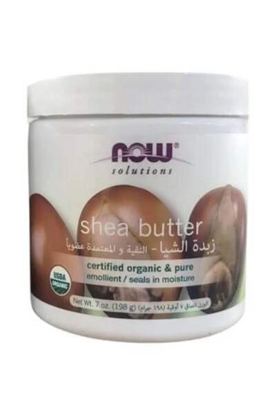 Now Certified Organic Shea Butter for Body Care - 198 grams