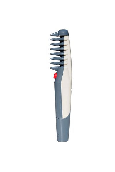 zola Electric pet comb, for detangling hair, with button, gray, 23x4.5x2.5 cm