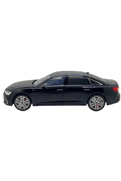 JPT Audi A6L black metal model 1:18 replica opens everything, sound and lights