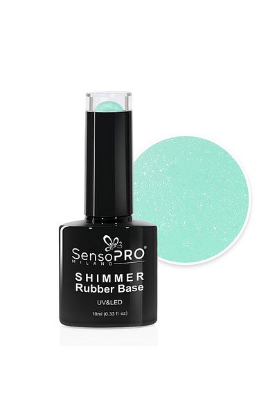 SensoPRO Milano Bază de cauciuc strălucitor SensoPRO Milano - #58 Lime radiant, 10ml
